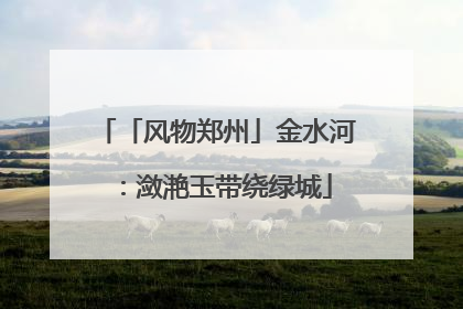 「风物郑州」金水河：潋滟玉带绕绿城