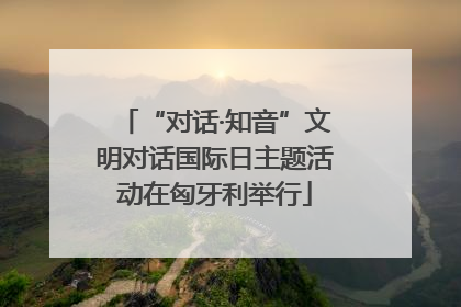 “对话·知音”文明对话国际日主题活动在匈牙利举行