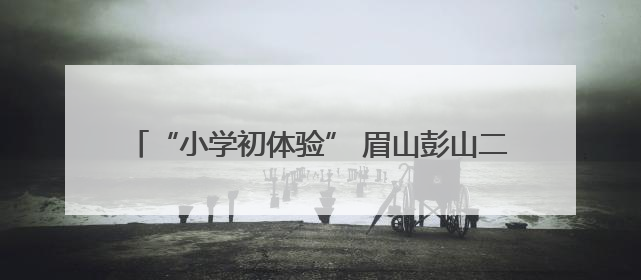 “小学初体验” 眉山彭山二小助力区幼萌娃探秘成长之旅