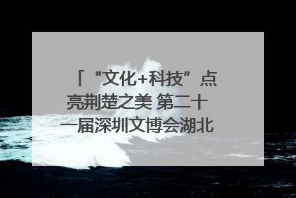 “文化+科技”点亮荆楚之美 第二十一届深圳文博会湖北馆抢“鲜”看