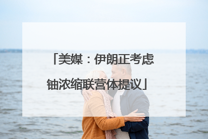 美媒：伊朗正考虑铀浓缩联营体提议