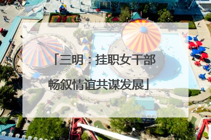 三明：挂职女干部畅叙情谊共谋发展