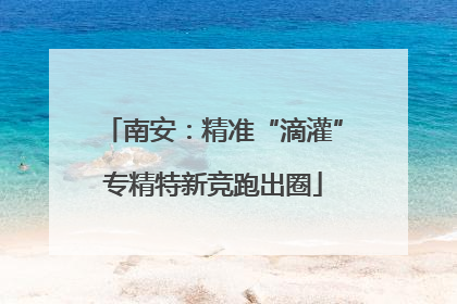 南安：精准“滴灌”专精特新竞跑出圈