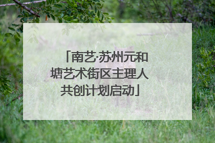 南艺·苏州元和塘艺术街区主理人共创计划启动