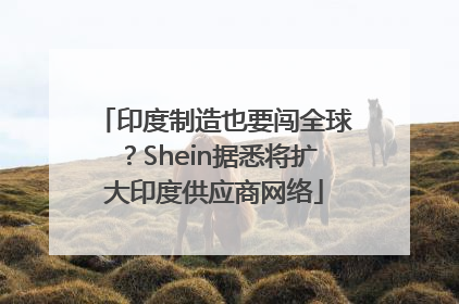 印度制造也要闯全球？Shein据悉将扩大印度供应商网络