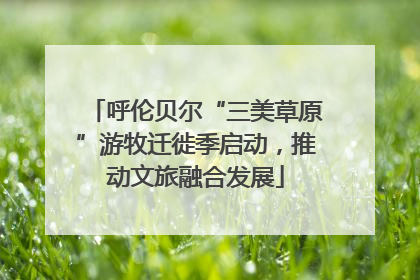 呼伦贝尔“三美草原”游牧迁徙季启动，推动文旅融合发展