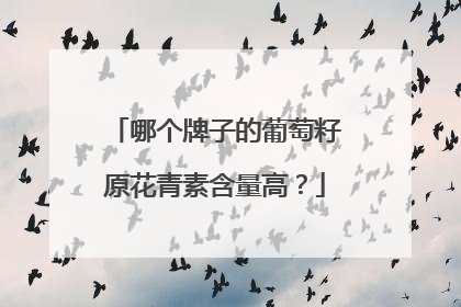 哪个牌子的葡萄籽原花青素含量高？