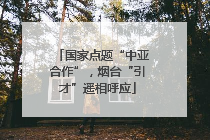 国家点题“中亚合作”，烟台“引才”遥相呼应