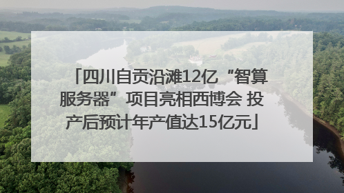 四川自贡沿滩12亿“智算服务器”项目亮相西博会 投产后预计年产值达15亿元