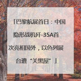 巴黎航展首日：中国隐形战机歼-35A首次亮相国外，以色列展台遭“关黑屋”