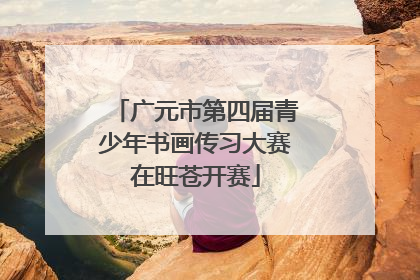 广元市第四届青少年书画传习大赛在旺苍开赛