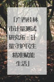 广西桂林市计量测试研究所：计量守护民生 精准赋能生活