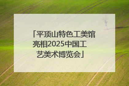 平顶山特色工美馆亮相2025中国工艺美术博览会