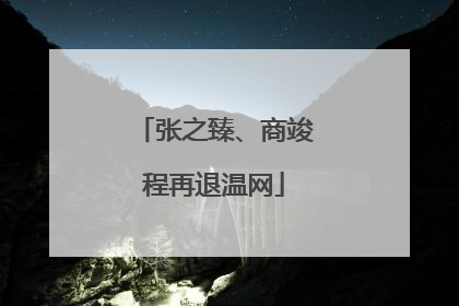 张之臻、商竣程再退温网