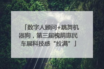 数字人顾问+跳舞机器狗，第三届槐荫惠民车展科技感“拉满”