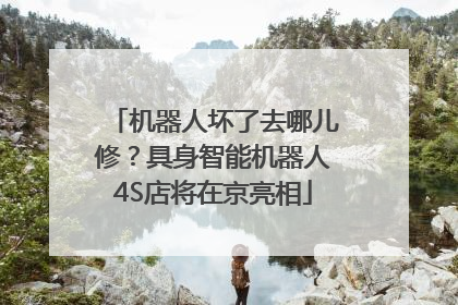 机器人坏了去哪儿修？具身智能机器人4S店将在京亮相