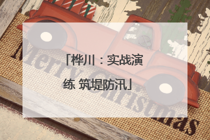桦川：实战演练 筑堤防汛