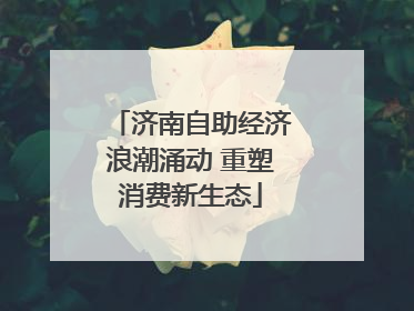 济南自助经济浪潮涌动 重塑消费新生态