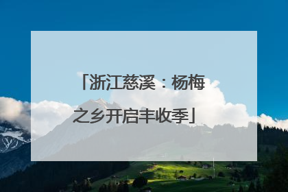 浙江慈溪：杨梅之乡开启丰收季
