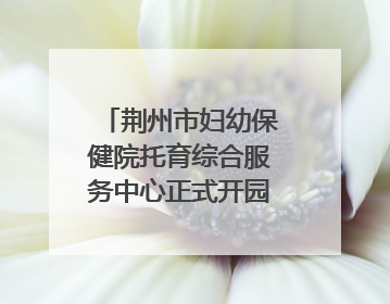 荆州市妇幼保健院托育综合服务中心正式开园 托育宣传月同步启动