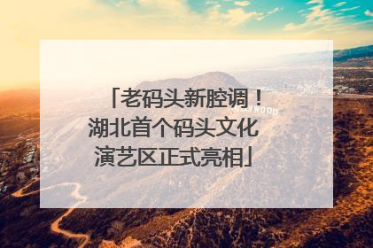 老码头新腔调！湖北首个码头文化演艺区正式亮相