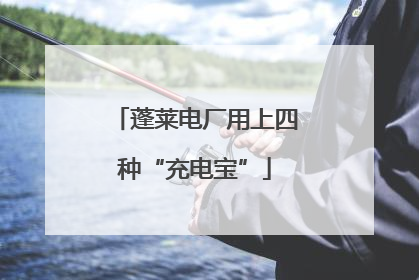 蓬莱电厂用上四种“充电宝”