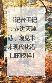 记者手记：走进天津港，窥见未来现代化港口的模样