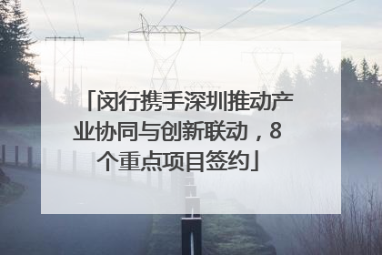 闵行携手深圳推动产业协同与创新联动，8个重点项目签约
