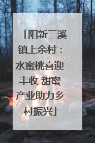 阳新三溪镇上余村：水蜜桃喜迎丰收 甜蜜产业助力乡村振兴