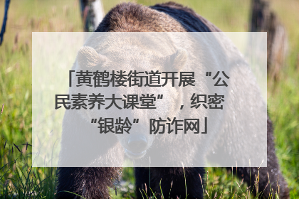 黄鹤楼街道开展“公民素养大课堂”，织密“银龄”防诈网