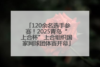 120余名选手参赛！2025青岛“上合杯”上合组织国家网球团体赛开幕