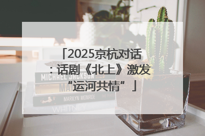 2025京杭对话：话剧《北上》激发“运河共情”