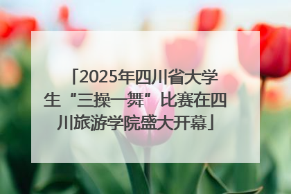 2025年四川省大学生“三操一舞”比赛在四川旅游学院盛大开幕