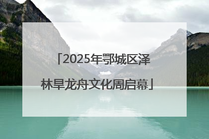 2025年鄂城区泽林旱龙舟文化周启幕