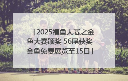 2025福鱼大赛之金鱼大赛颁奖 56尾获奖金鱼免费展览至15日