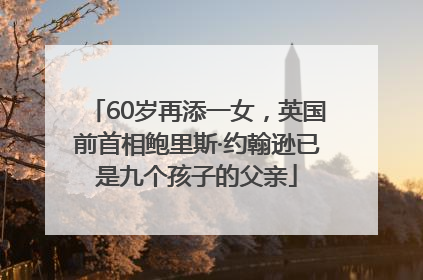 60岁再添一女，英国前首相鲍里斯·约翰逊已是九个孩子的父亲