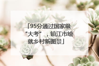 95分通过国家级“大考”，镇江市绘就乡村新图景