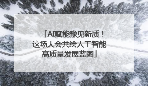 AI赋能豫见新质！这场大会共绘人工智能高质量发展蓝图